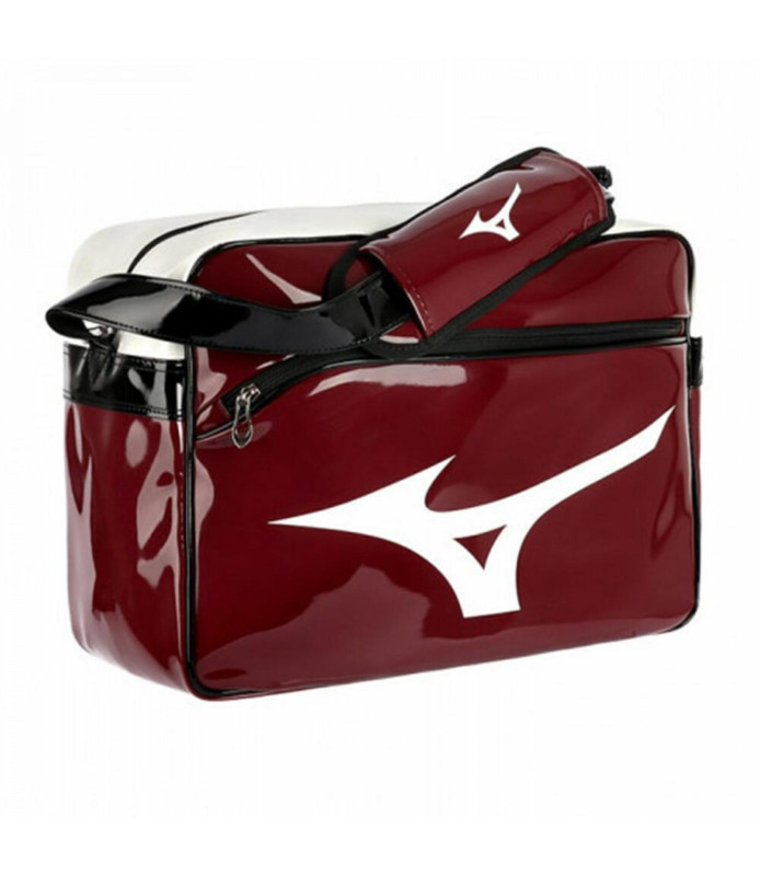 Borsa a tracolla Mizuno Enamel Bordeaux/bianca